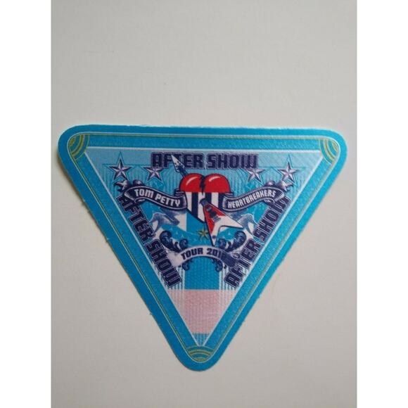 Tom Petty And The Heartbreakers Backstage Pass Original Rock Music 2010 Blue - Picture 2 of 5